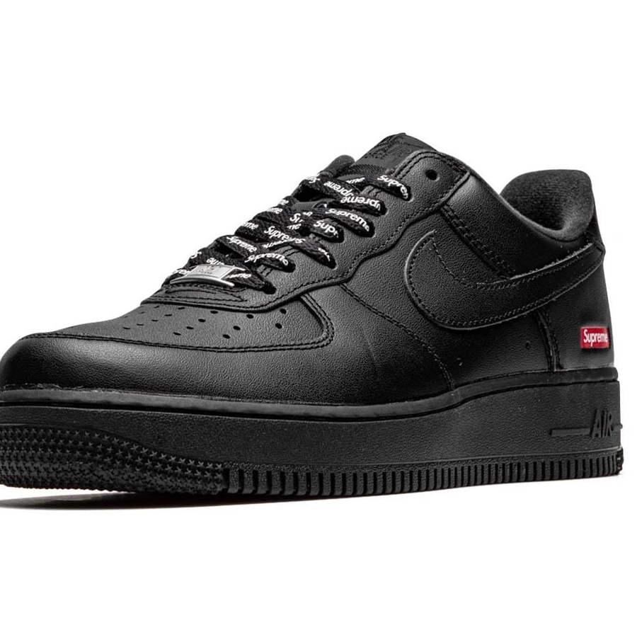 Black Low Air Force Nike 1 Supreme 0814